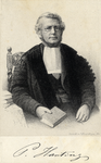 104944 Portret van P. Harting, geboren 1812, hoogleraar in de wis- en natuurkunde aan de Utrechtse hogeschool ...